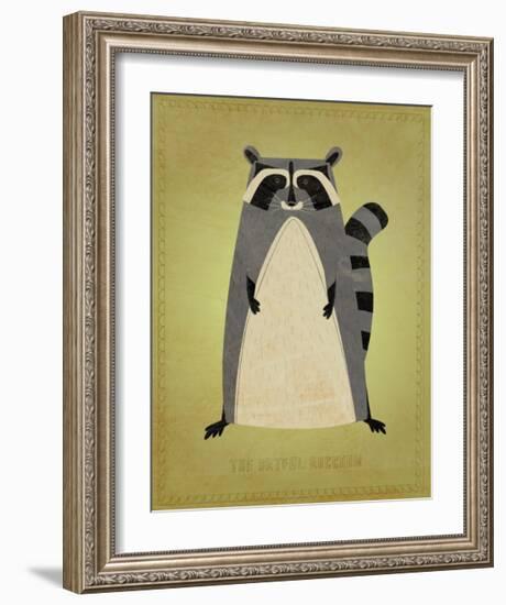 The Artful Raccoon-John Golden-Framed Giclee Print