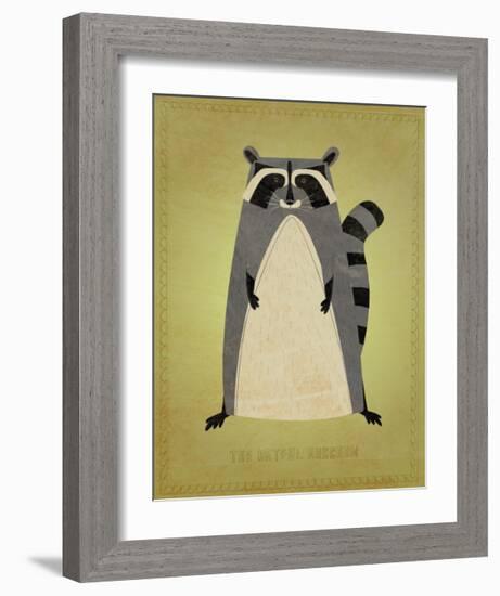 The Artful Raccoon-John Golden-Framed Giclee Print