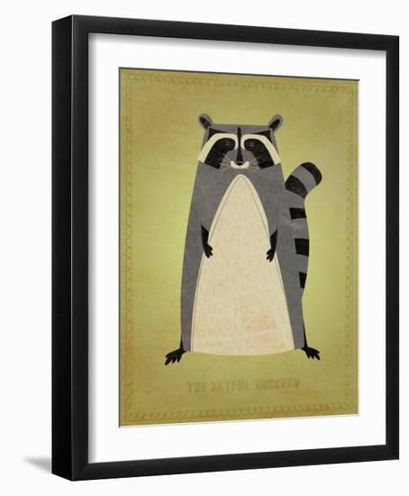 The Artful Raccoon-John Golden-Framed Giclee Print