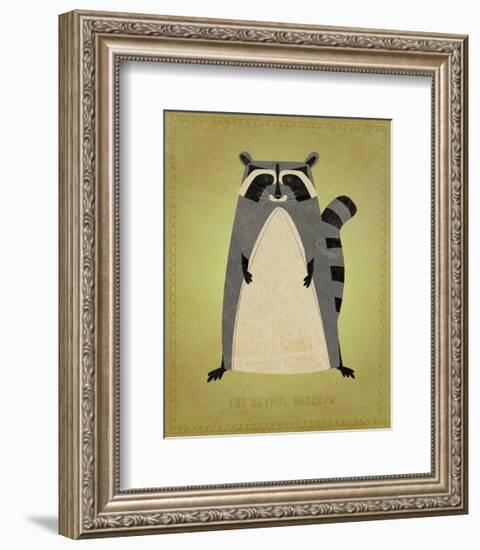 The Artful Raccoon-John Golden-Framed Art Print