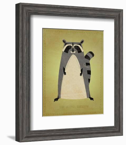 The Artful Raccoon-John Golden-Framed Art Print