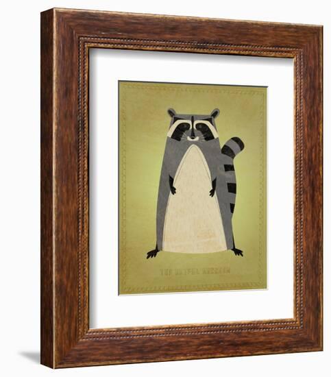 The Artful Raccoon-John Golden-Framed Art Print
