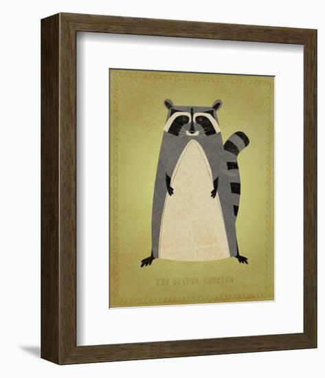 The Artful Raccoon-John Golden-Framed Art Print