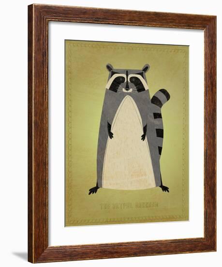 The Artful Raccoon-John W^ Golden-Framed Art Print