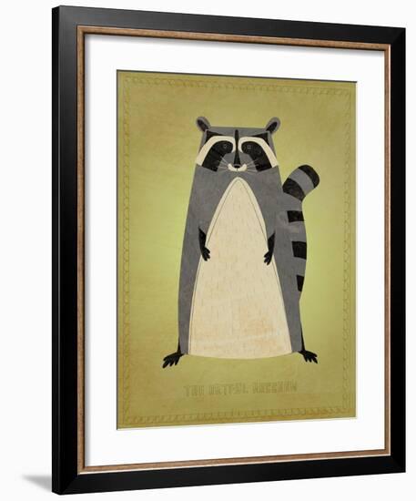 The Artful Raccoon-John W^ Golden-Framed Art Print