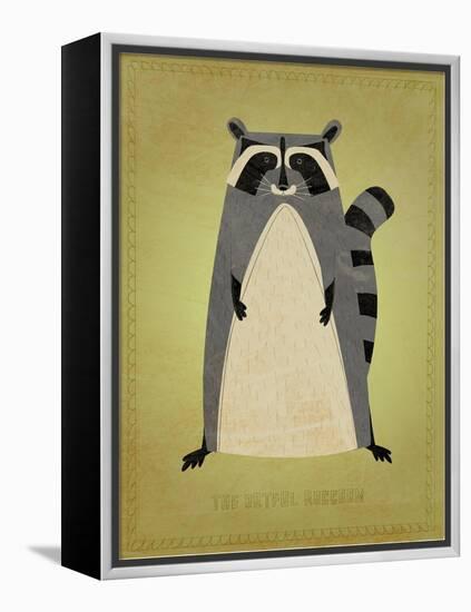 The Artful Raccoon-John W Golden-Framed Premier Image Canvas