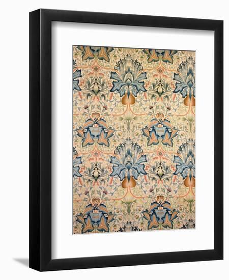 The Artichoke Embroidered Hanging, Worked by Mrs Godman, 1877-William Morris-Framed Giclee Print