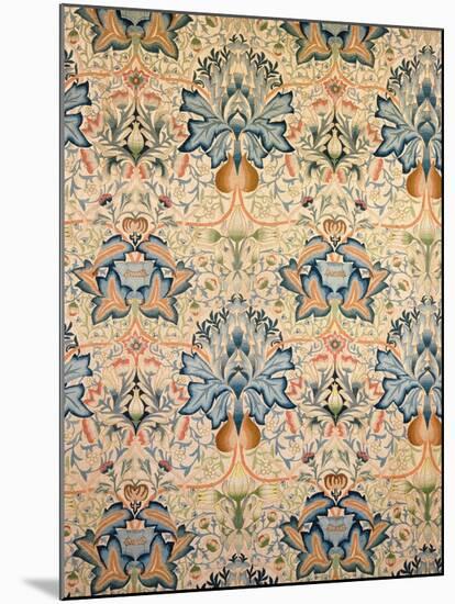 The Artichoke Embroidered Hanging, Worked by Mrs Godman, 1877-William Morris-Mounted Giclee Print