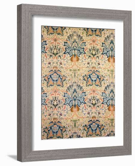 The Artichoke Embroidered Hanging, Worked by Mrs Godman, 1877-William Morris-Framed Giclee Print