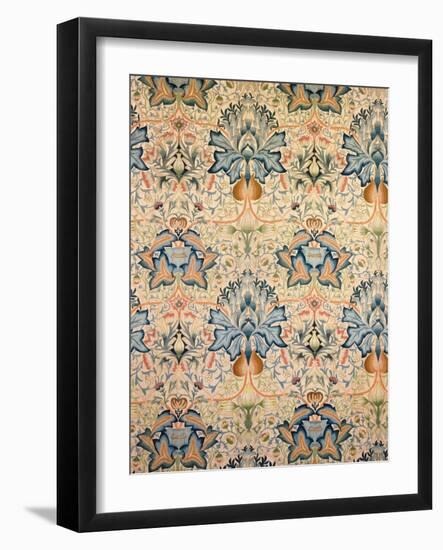 The Artichoke Embroidered Hanging, Worked by Mrs Godman, 1877-William Morris-Framed Giclee Print