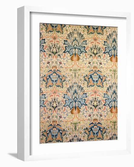 The Artichoke Embroidered Hanging, Worked by Mrs Godman, 1877-William Morris-Framed Giclee Print