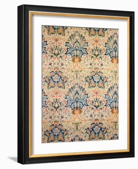 The Artichoke Embroidered Hanging, Worked by Mrs Godman, 1877-William Morris-Framed Giclee Print