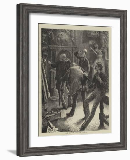 The Artist and His Critics-Edward Frederick Brewtnall-Framed Premium Giclee Print