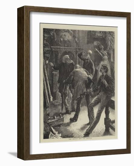 The Artist and His Critics-Edward Frederick Brewtnall-Framed Premium Giclee Print