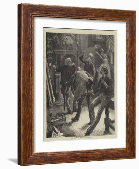 The Artist and His Critics-Edward Frederick Brewtnall-Framed Premium Giclee Print