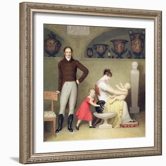 The Artist and His Family, 1813-Adam Buck-Framed Giclee Print