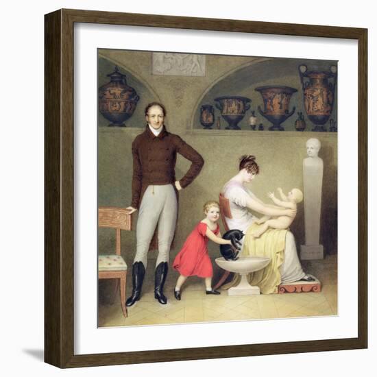 The Artist and His Family, 1813-Adam Buck-Framed Giclee Print