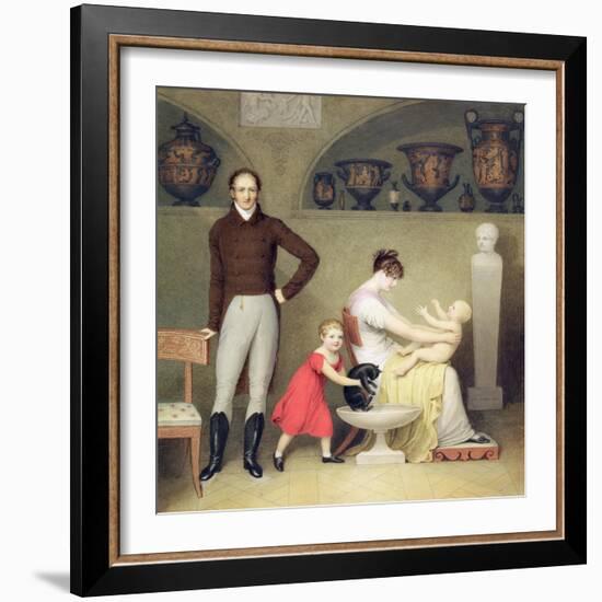 The Artist and His Family, 1813-Adam Buck-Framed Giclee Print