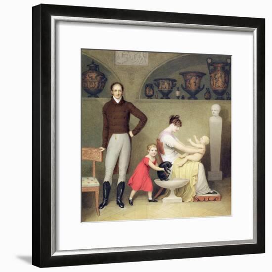 The Artist and His Family, 1813-Adam Buck-Framed Giclee Print