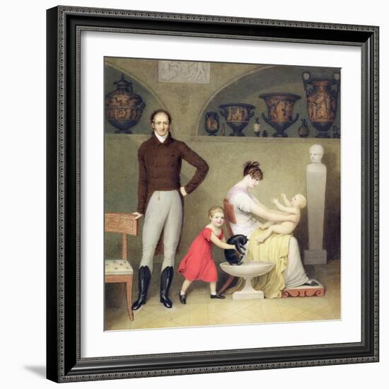 The Artist and His Family, 1813-Adam Buck-Framed Giclee Print