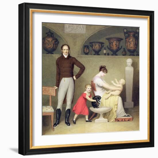 The Artist and His Family, 1813-Adam Buck-Framed Giclee Print