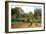 The Artist Garden at Eragny-Camille Pissarro-Framed Premium Giclee Print