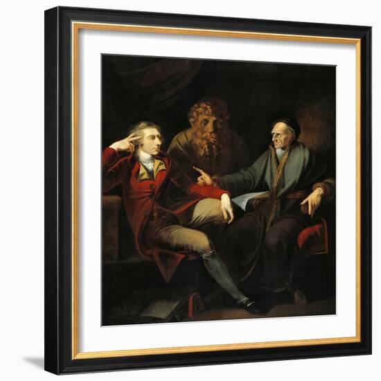 The Artist in Conversation with Johann Jakob Bodmer, 1778-1781-Henry Fuseli-Framed Giclee Print