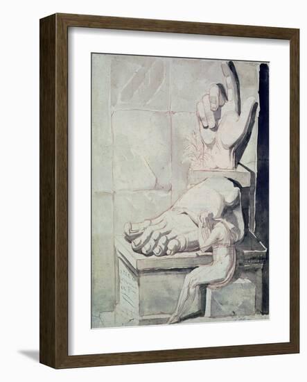 The Artist in Despair over the Magnitude of Antique Fragments-Henry Fuseli-Framed Giclee Print