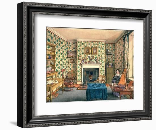 The Artist in Her Painting Room, York-Mary Ellen Best-Framed Giclee Print