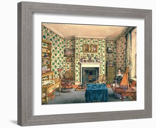 The Artist in Her Painting Room, York-Mary Ellen Best-Framed Giclee Print