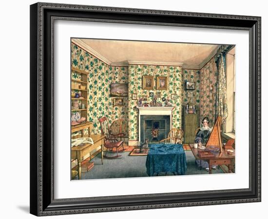 The Artist in Her Painting Room, York-Mary Ellen Best-Framed Giclee Print