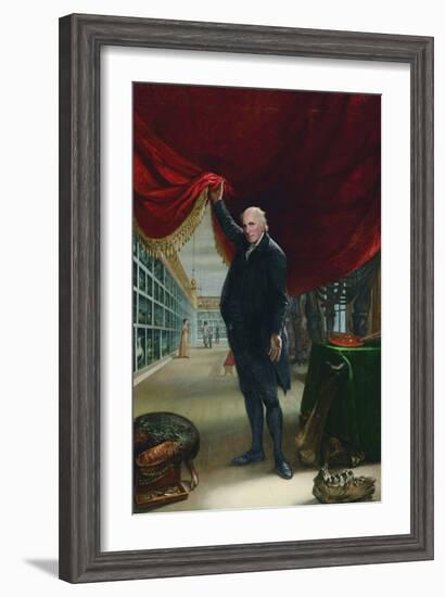 The Artist in His Museum-Charles Wilson Peale-Framed Art Print
