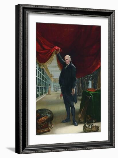 The Artist in His Museum-Charles Wilson Peale-Framed Art Print