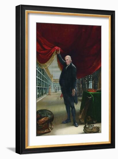 The Artist in His Museum-Charles Wilson Peale-Framed Art Print