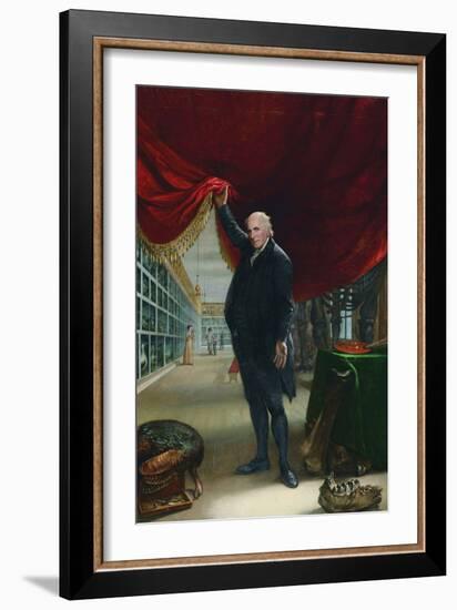 The Artist in His Museum-Charles Wilson Peale-Framed Premium Giclee Print