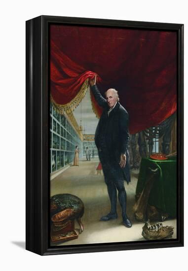 The Artist in His Museum-Charles Wilson Peale-Framed Stretched Canvas