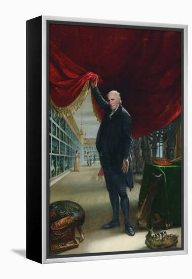 The Artist in His Museum-Charles Wilson Peale-Framed Stretched Canvas