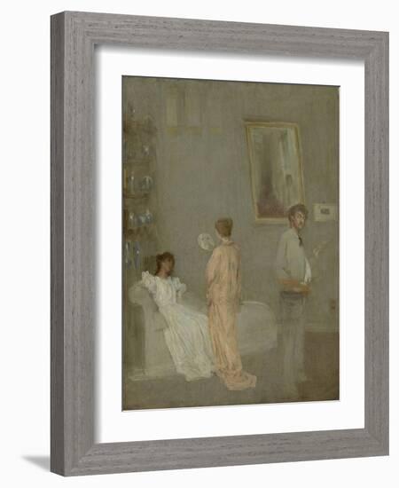 The Artist in His Studio, 1865-66-James Abbott McNeill Whistler-Framed Giclee Print