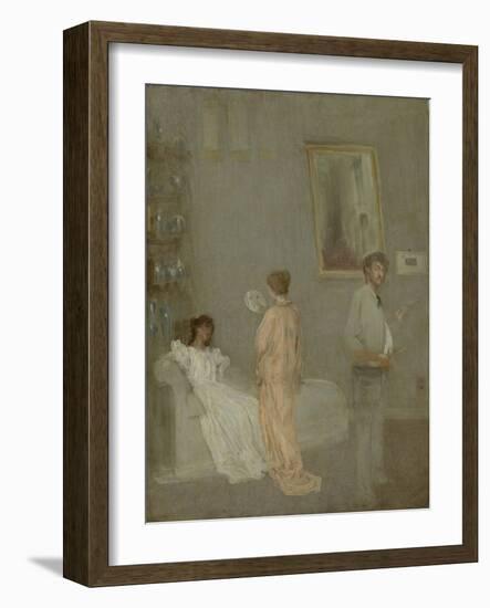 The Artist in His Studio, 1865-66-James Abbott McNeill Whistler-Framed Giclee Print