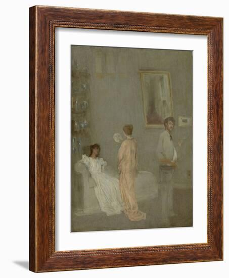 The Artist in His Studio, 1865-66-James Abbott McNeill Whistler-Framed Giclee Print