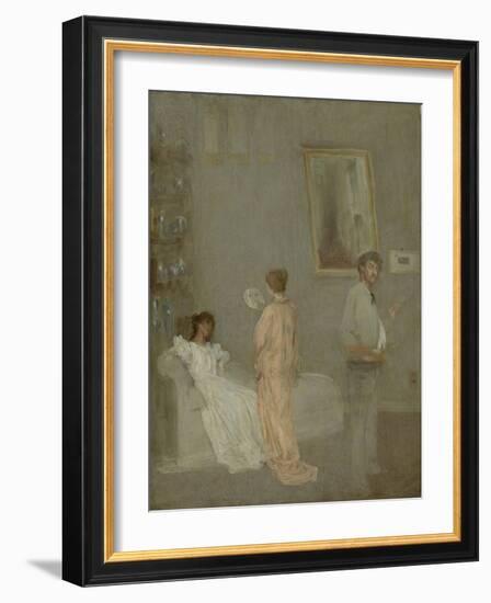 The Artist in His Studio, 1865-66-James Abbott McNeill Whistler-Framed Giclee Print