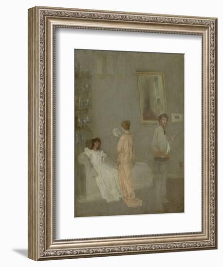 The Artist in His Studio, 1865-66-James Abbott McNeill Whistler-Framed Giclee Print