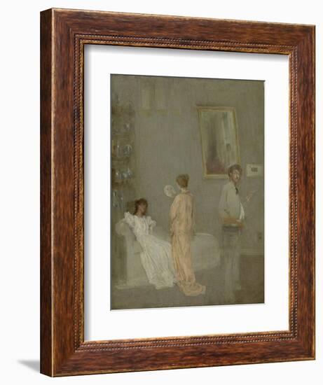 The Artist in His Studio, 1865-66-James Abbott McNeill Whistler-Framed Giclee Print