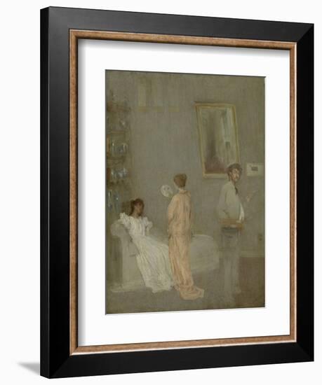 The Artist in His Studio, 1865-66-James Abbott McNeill Whistler-Framed Giclee Print