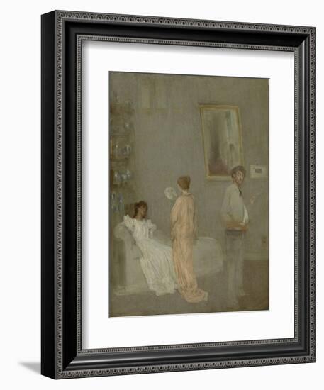 The Artist in His Studio, 1865-66-James Abbott McNeill Whistler-Framed Giclee Print