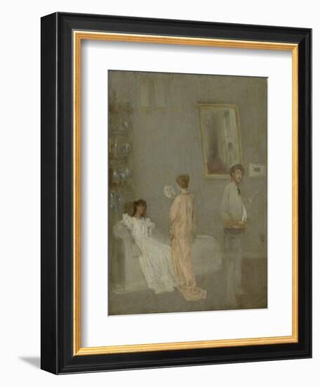 The Artist in His Studio, 1865-66-James Abbott McNeill Whistler-Framed Giclee Print