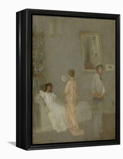 The Artist in His Studio, 1865-66-James Abbott McNeill Whistler-Framed Premier Image Canvas