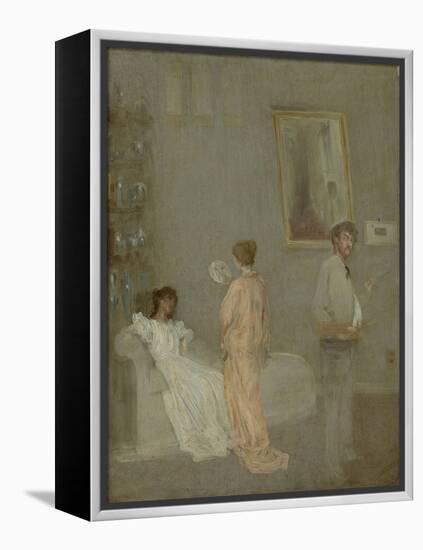 The Artist in His Studio, 1865-66-James Abbott McNeill Whistler-Framed Premier Image Canvas