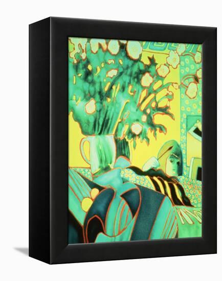 The Artist Reflected-Lillian Delevoryas-Framed Premier Image Canvas