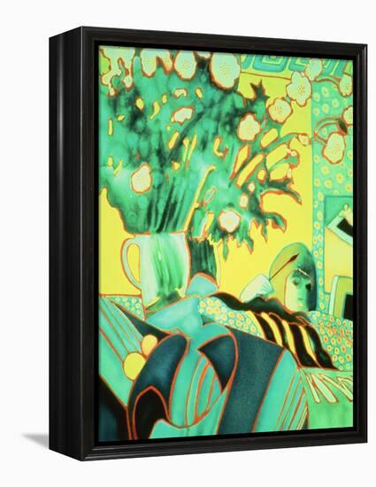 The Artist Reflected-Lillian Delevoryas-Framed Premier Image Canvas